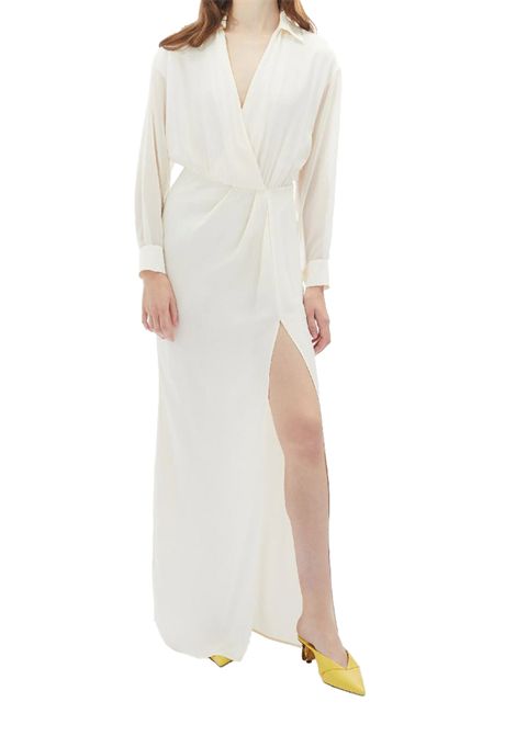 Abito Simona Corsellini donna AB02301V0359 panna incrociato SIMONA CORSELLINI | Abiti | AB02301V0359